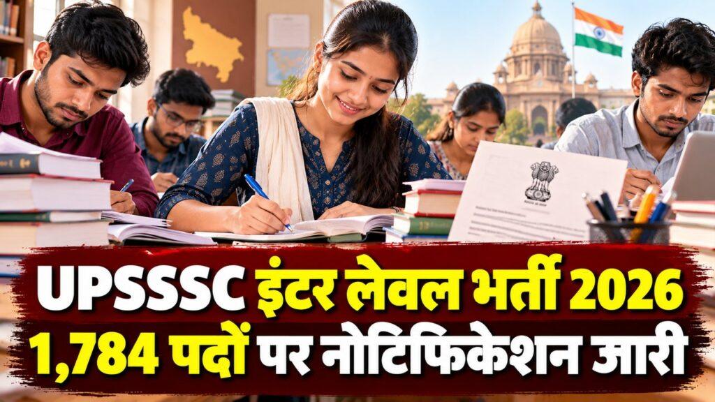 UPSSSC इंटर लेवल भर्ती 2026