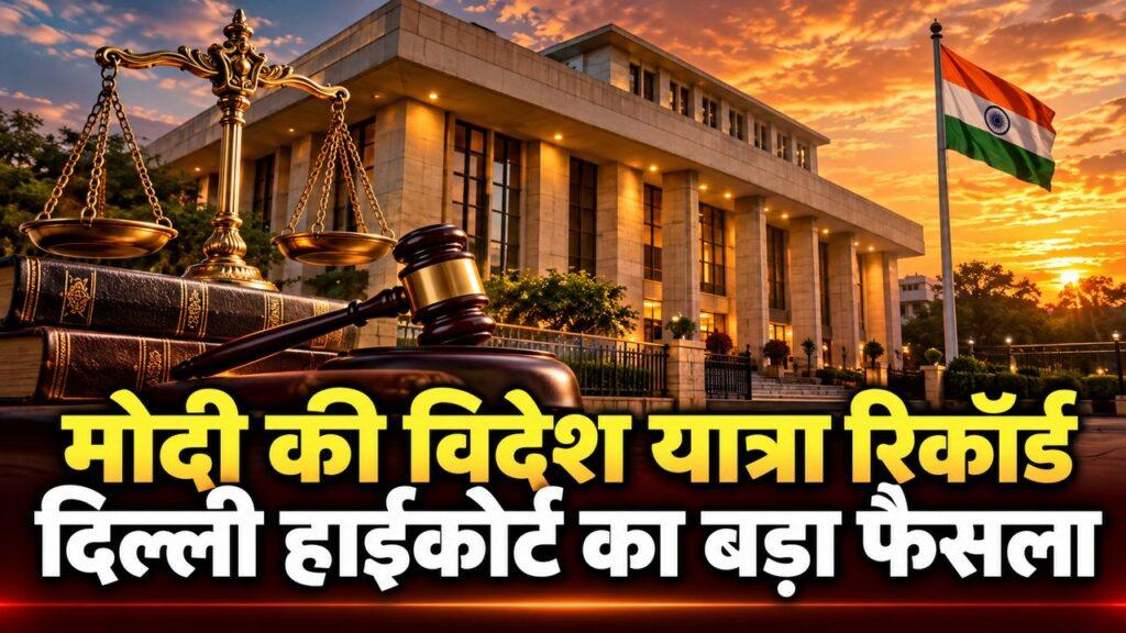 दिल्ली हाईकोर्ट: पीएम मोदी की विदेश यात्राओं का रिकॉर्ड सार्वजनिक नहीं होगा