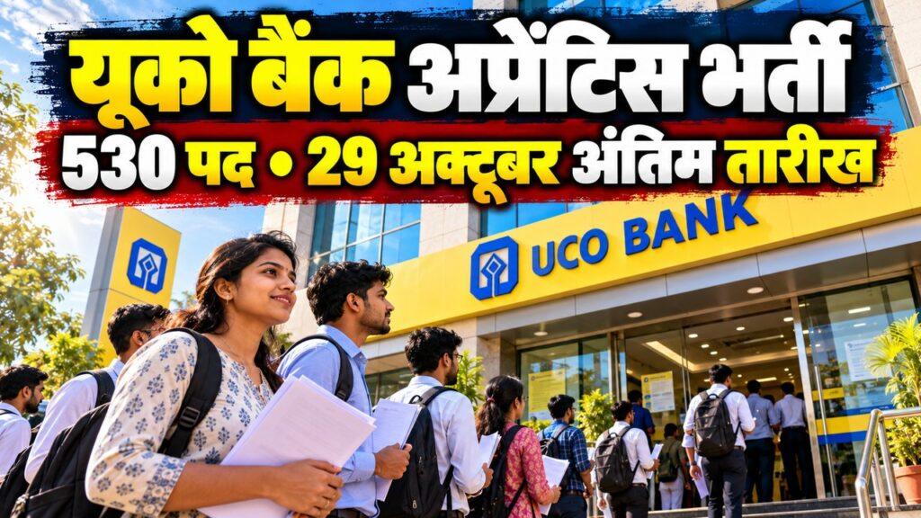 यूको बैंक अप्रेंटिस भर्ती 2026