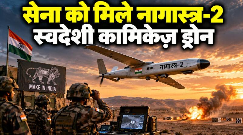 सेना को मिले स्वदेशी नागास्त्र-2 कामिकेज़ ड्रोन
