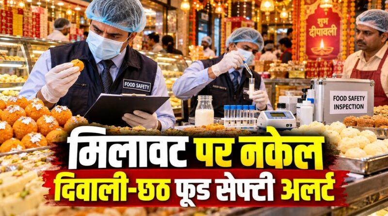 दिवाली-छठ पर मिलावटी मिठाइयों पर नकेल