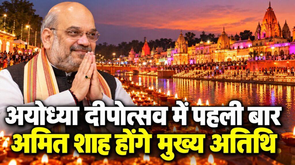 अमित शाह अयोध्या दीपोत्सव