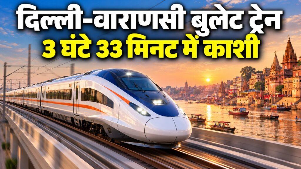दिल्ली वाराणसी बुलेट ट्रेन नॉर्दर्न कॉरिडोर