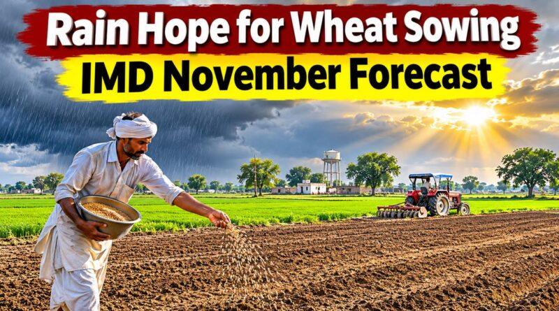 IMD November Rain Forecast Haryana Wheat Sowing