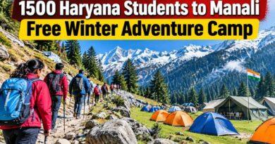 Haryana Manali Adventure Camp 1500 Students