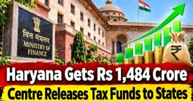 Haryana Gets 1484 Crore Centre Tax Devolution