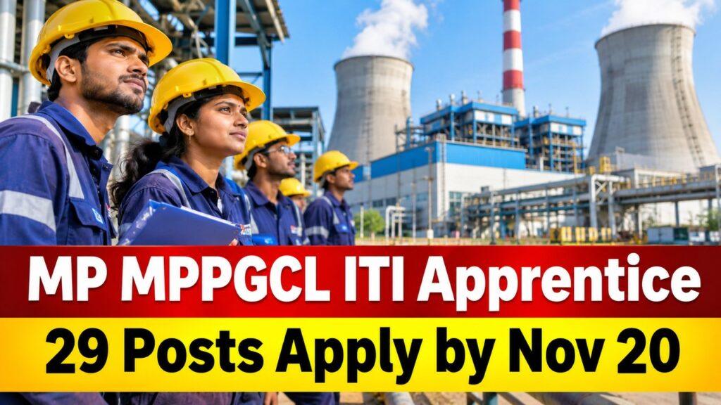 Madhya Pradesh MPPGCL ITI Apprentice Recruitment 2026 29 Posts