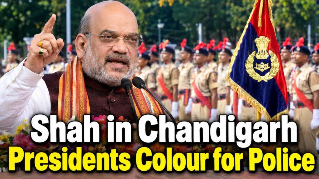 Amit Shah Chandigarh Presidents Police Colour